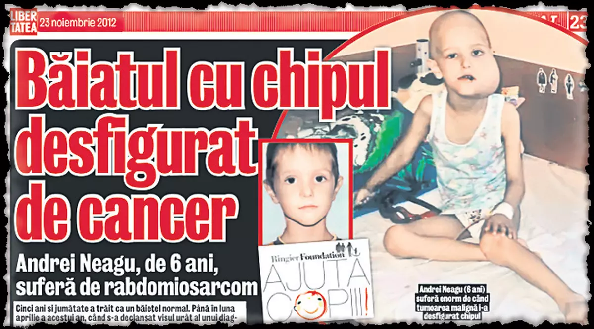 Andrei are nevoie de medicamente scumpe