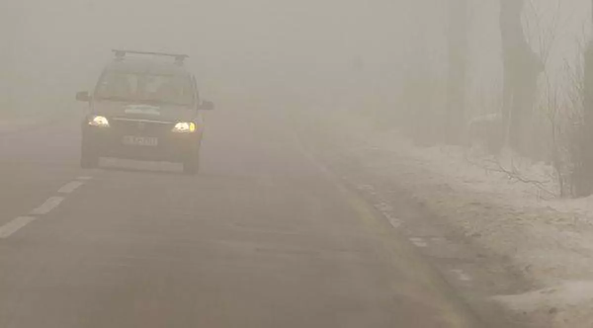 Avertizare COD GALBEN de ceață 