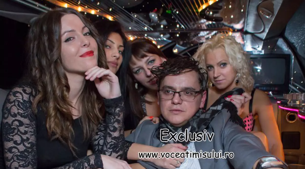 Adrian Haiduc, show deocheat cu patru modele, într-o limuzină! | FOTO