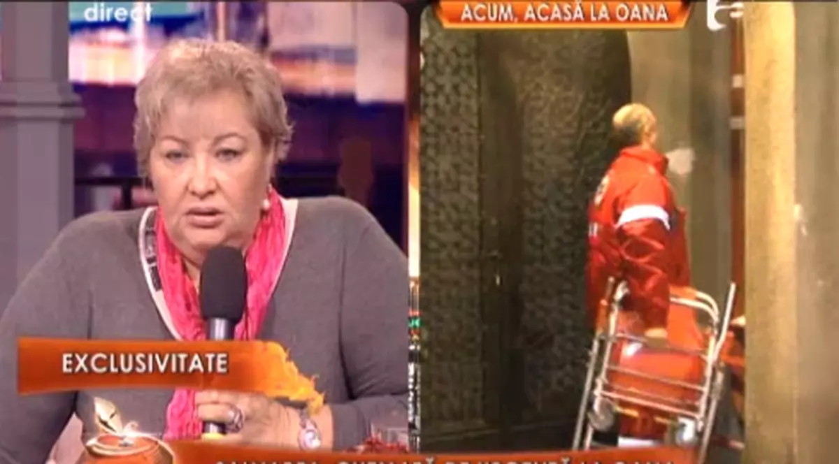 Oana, pe targă, mama ei, în direct, la TV: "Nu îi trece durerea de cap! Mai am puţin şi îmi fac şi eu o injecţie"