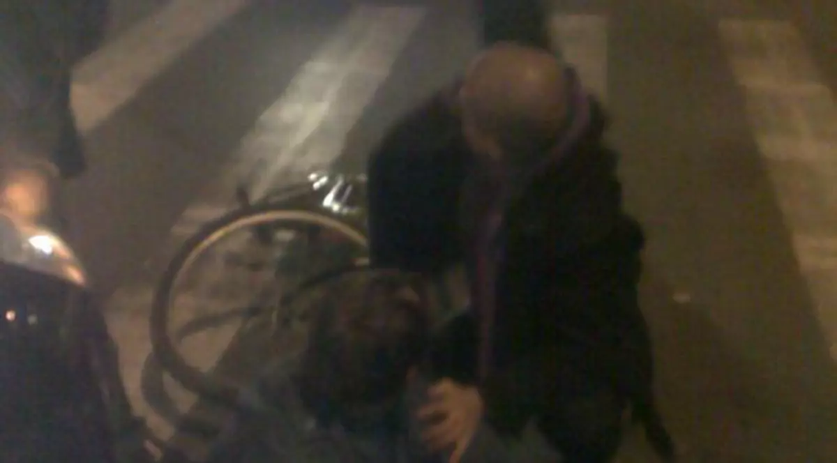 Deputatul Ciuhodaru a salvat un biciclist accidentat