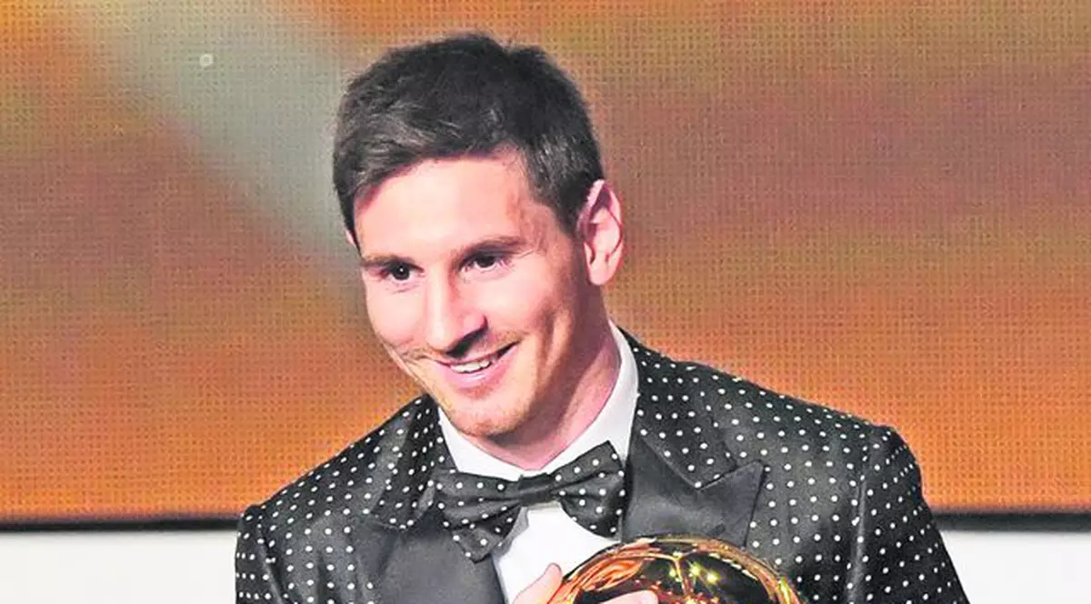 Lionel Messi a fost desemnat ieri cel mai bun jucător din lume, pentru al patrulea an consecutiv