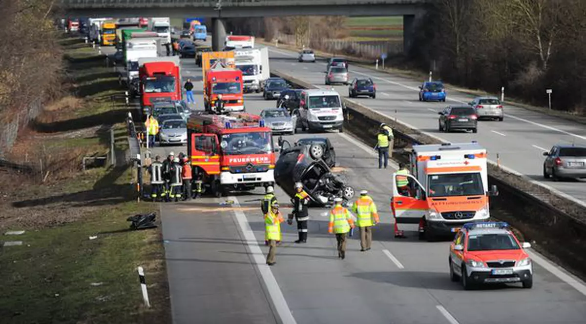 Doar 6% dintre accidentele grave din Germania au loc pe Autobahn