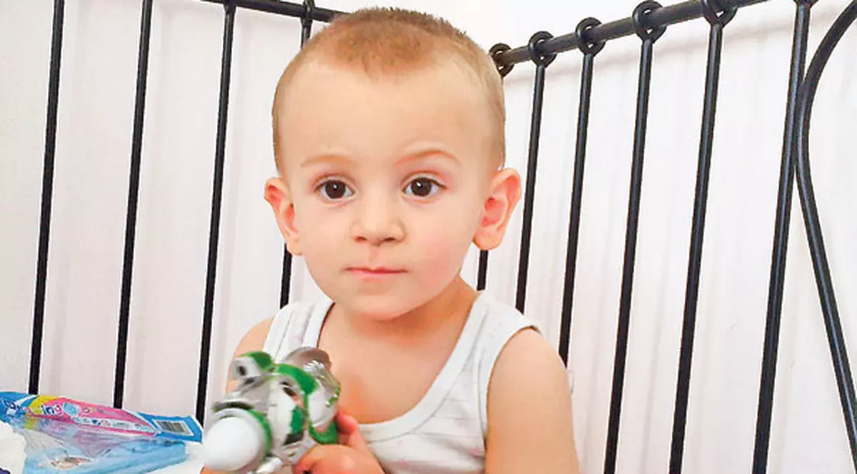 Darius e dependent de insulină la 2 ani