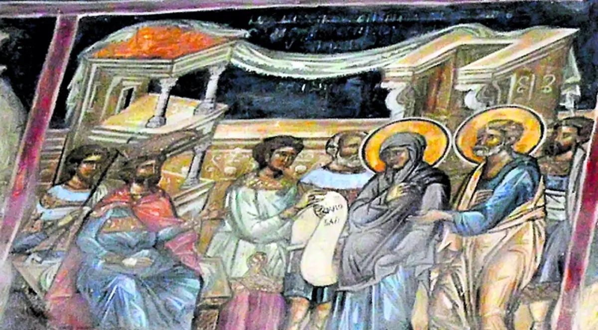 Iat-o pe Fecioara Maria însărcinată!