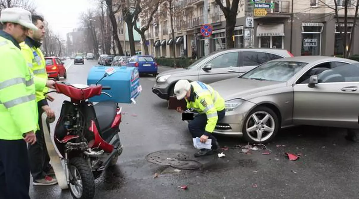POLIŢIA: Ţiriac nu era în maşină cu Potec | Camelia Potec, IMPLICATĂ ÎNTR-UN ACCIDENT RUTIER! FOTO