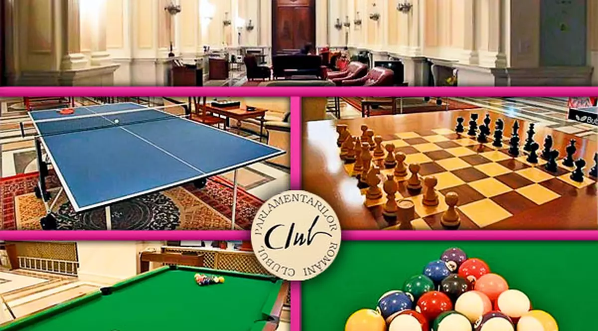 Dacă senatorii sau deputaţii vor să joace biliard sau tenis , cotizează cu 50 de lei pe lună
