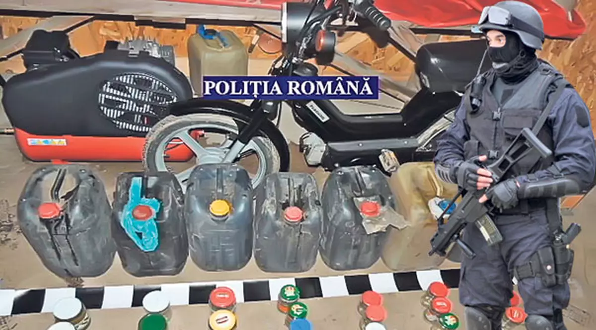 Furau motorină chiar şi cu borcanul | Peste 1.000 de poliţişti şi procurori au distrus ieri cea mai mare reţea de hoţi de combustibili