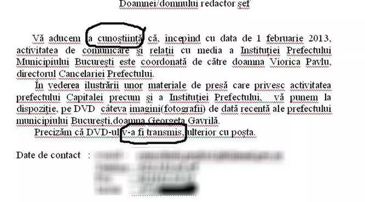 LIMBA ROMÂNĂ, bat-o vina! Uite cum scrie directorul Prefecturii Bucureşti plătit din BANI PUBLICI!
