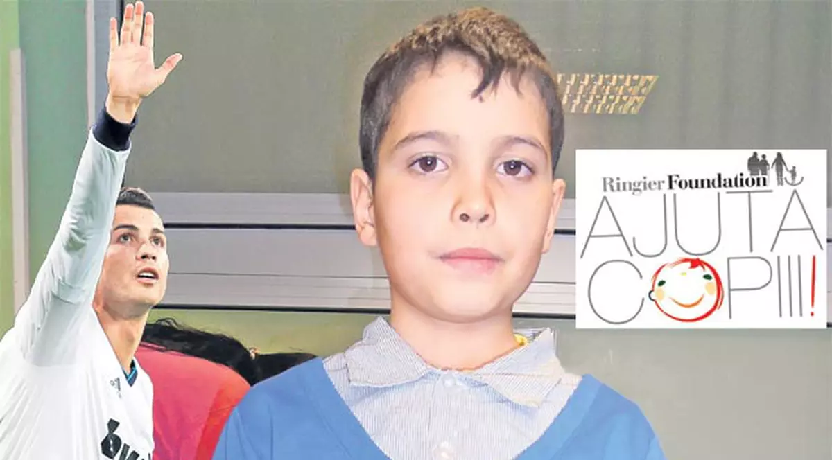 Are leucemie, dar visează să fie ca Ronaldo