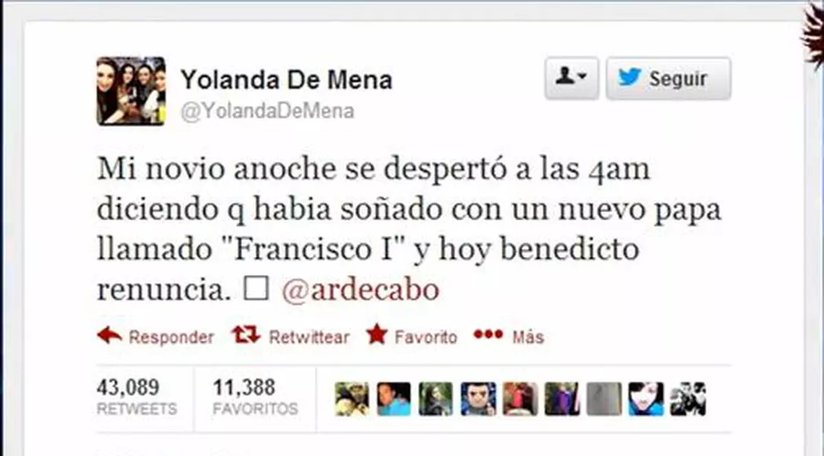 Predicţie pe Twitter! Un spaniol a visat numele noului Papă înainte de demisia istorică a lui Benedict al XVI-lea | VIDEO