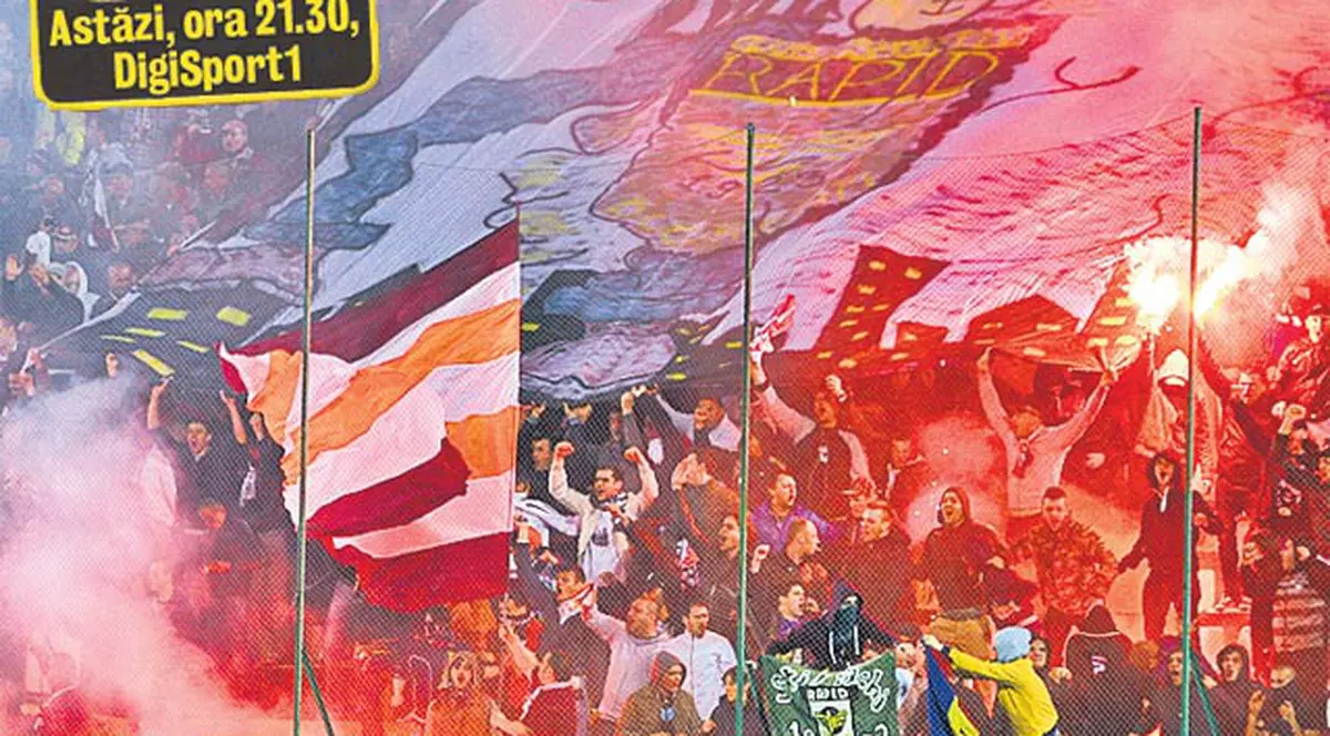 Fanii Rapidului au speriat Constanţa!