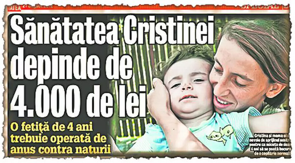 Am ajutat-o să fie o fetiţă normală!