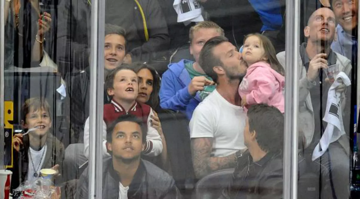 David Beckham e topit după fetiţa lui! Uite ce dulceaţă de copil are! | FOTO