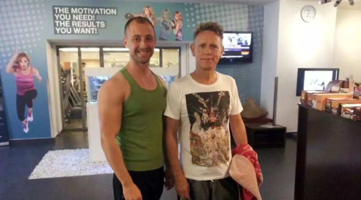 Depeche Mode, în formă maximă pentru concertul de azi după antrenamentele şi tratamentele Spa la World Class at the Grand!