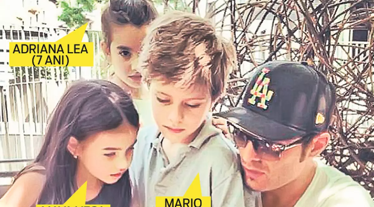 EXCLUSIV | Inima la control! Şocat de problemele de sănătate ale fiului, Adrian Mutu şi-a dus de urgenţă fetele la medic