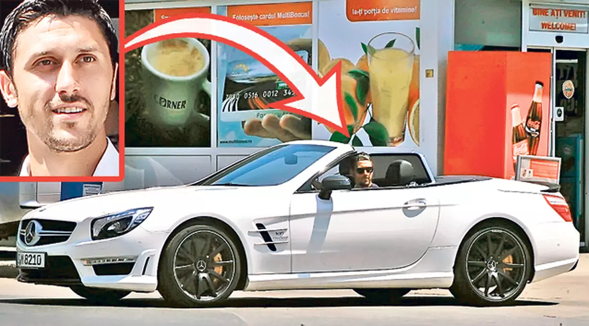 Atacantul naționalei, Ciprian Marica face furori prin Bucureşti cu un bolid de 270.000 € | FOTO