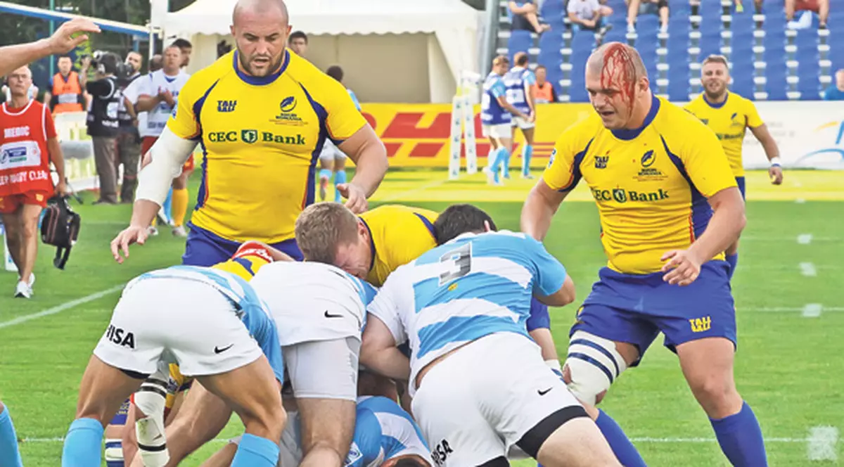 Sânge şi oase rupte! Rugbiştii români şi cei argentinieni nu s-au menajat deloc la IRB Nations Cup
