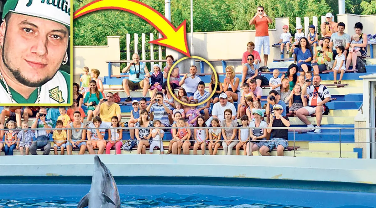 Ca să se laude pe internet că a mers la Delfinariul din Constanţa, Nick de la N&D s-a tocmit pentru o poză cu delfinul