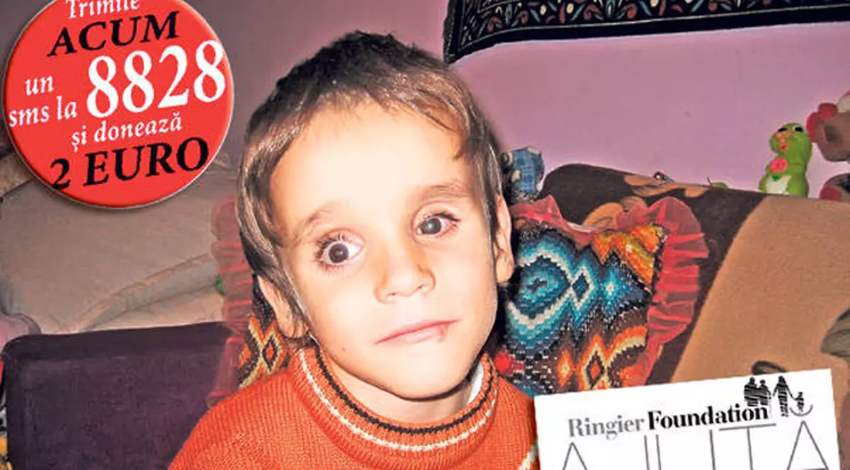 Dorin aşteaptă programarea din Statele Unite! Singura şansă a copilului nevăzător este operaţia la o clinică din Detroit