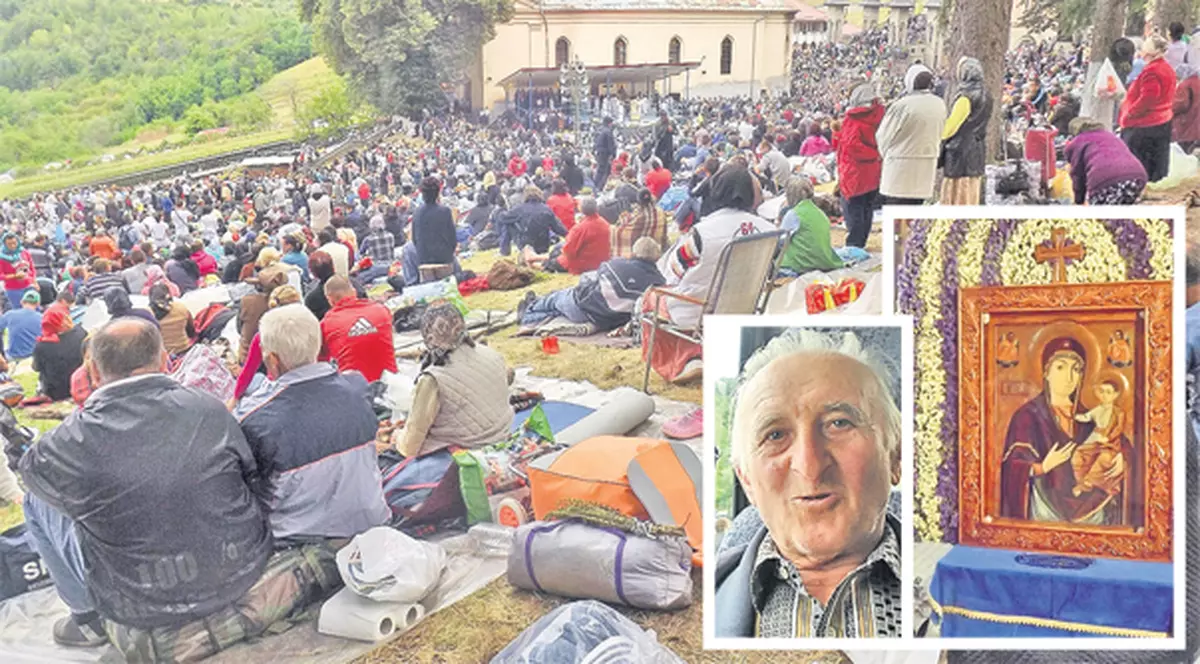 Zeci de mii de oameni s-au strâns ieri în inima Ardealului, la praznicul Adormirii Maicii Domnului «Icoana de la Nicula m-a vindecat»
