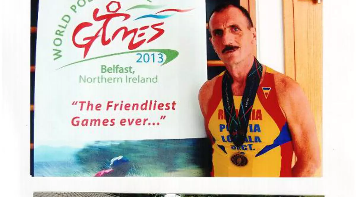 Un POLIŢIST local, MEDALIAT MONDIAL la atletism 