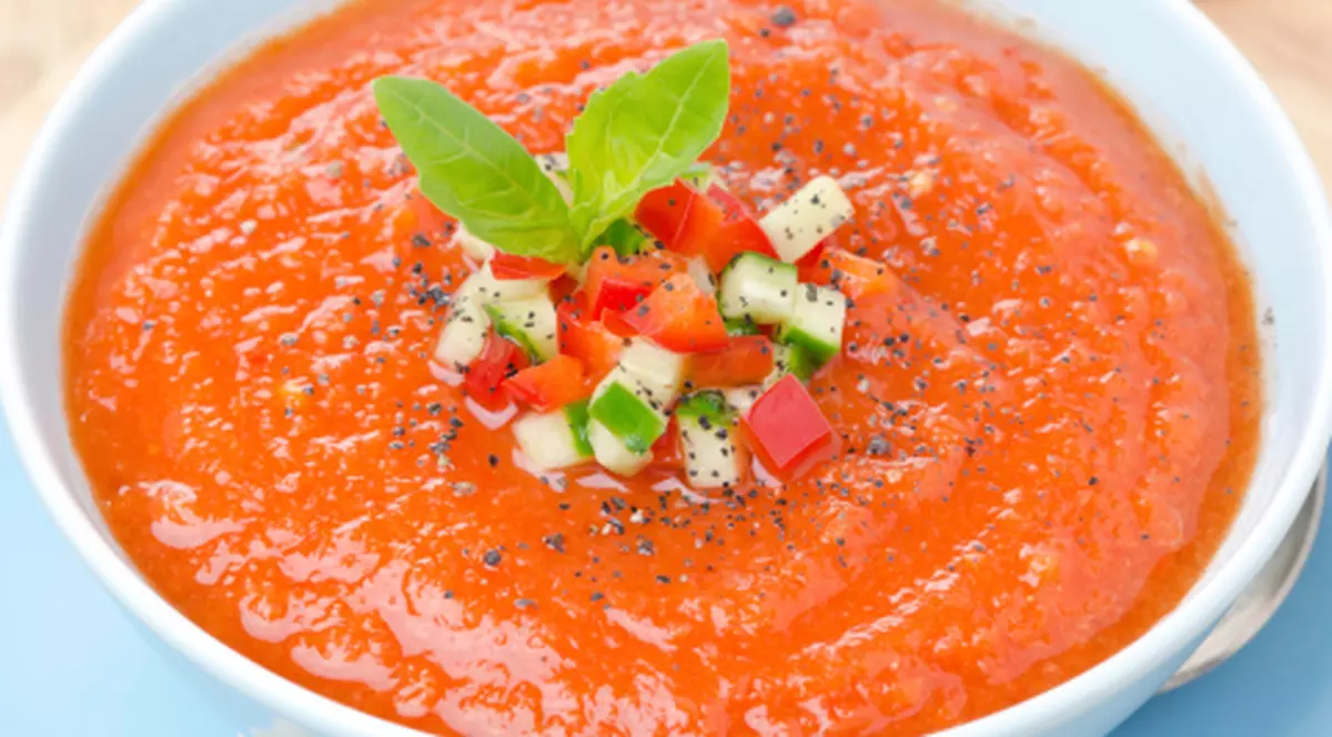 Supă rece: Gazpacho Andaluz