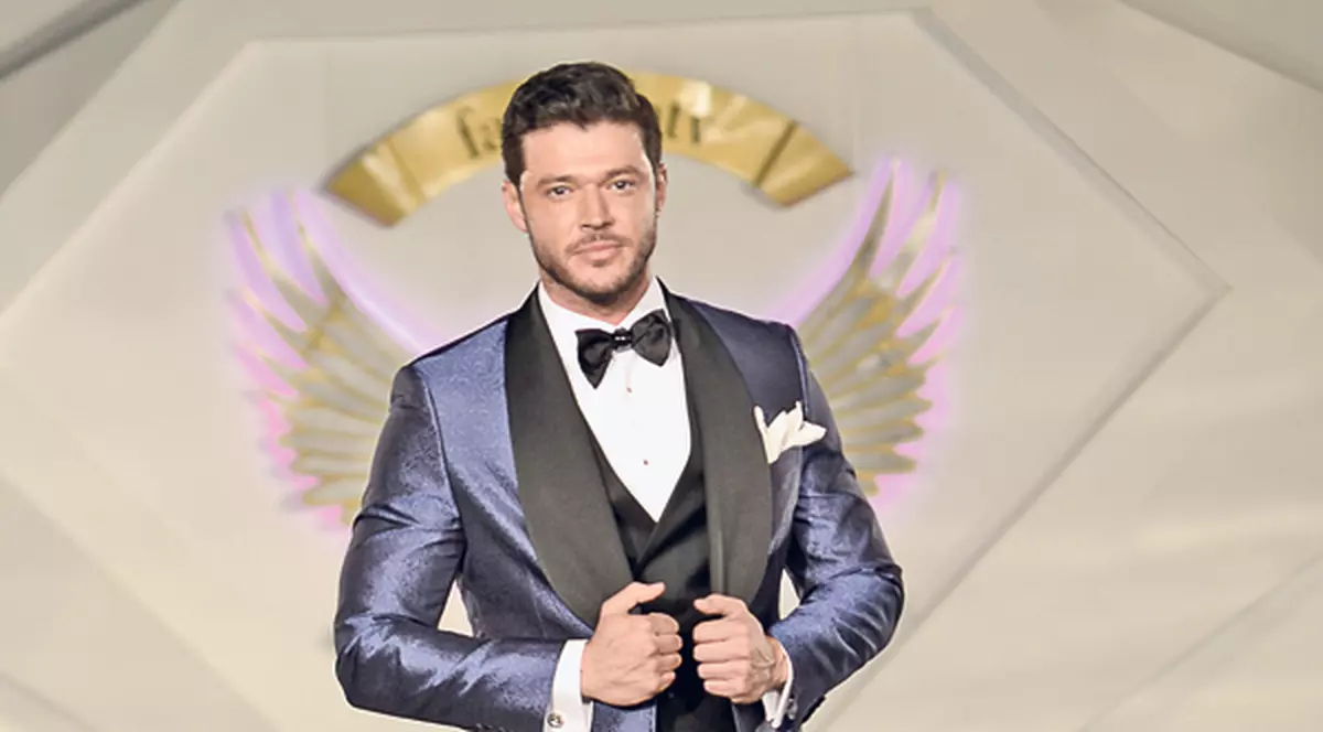 Victor Slav a probat costumul de mire