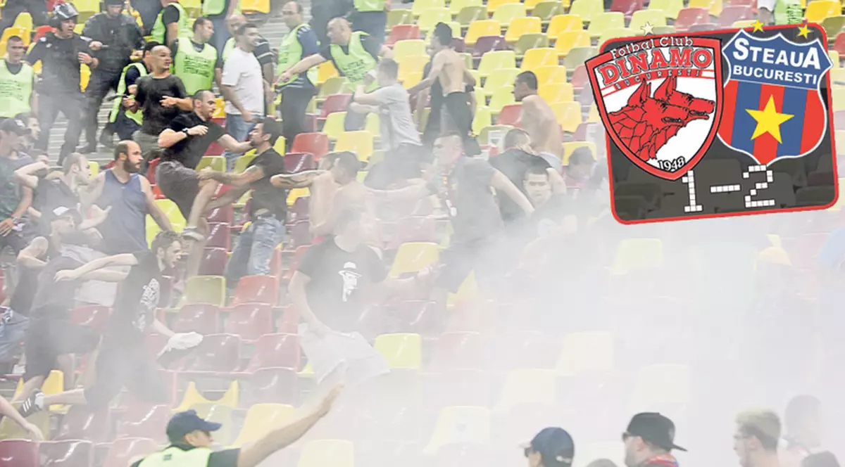 Război peste tot! Fanii s-au bătut în tribune, oficialii s-au luat la harţă la vestiare