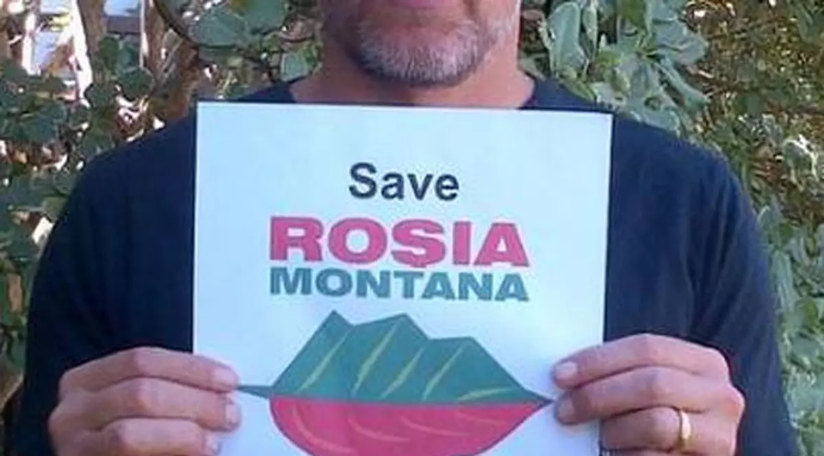 GEST NEAŞTEPTAT. Un celebru STAR DE LA HOLLYWOOD militează PENTRU ROŞIA MONTANĂ