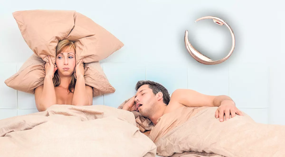 A apărut inelul care te scapă de sforăit!