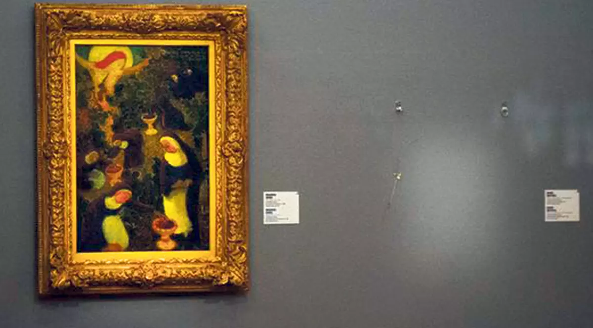 Încă un hoţ de tablouri, prins!