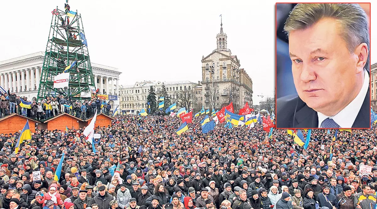 200 de răniţi în violenţele de la Kiev! Ucrainenii vor să-l răsto arne de la putere pe Ianukovici şi să-şi apropie Ţara de UE