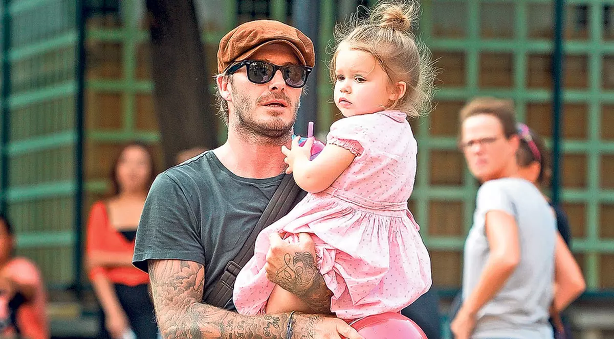 Pictură de 1.000.000 de dolari pentru fata lui Beckham