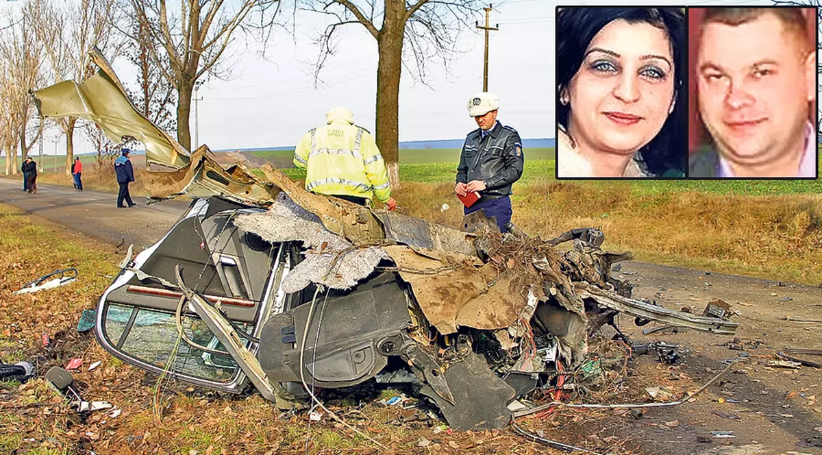 Ultimul gest necugetat! Un vasluian a intrat cu viteză în copac pentru că soţia voia să divorţeze