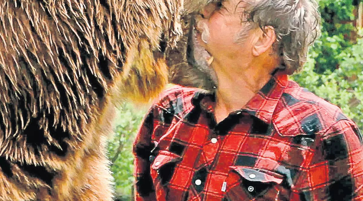 Un american îmblânzeşte urşi grizzly de 40 de ani, la ferma lui | FOTO