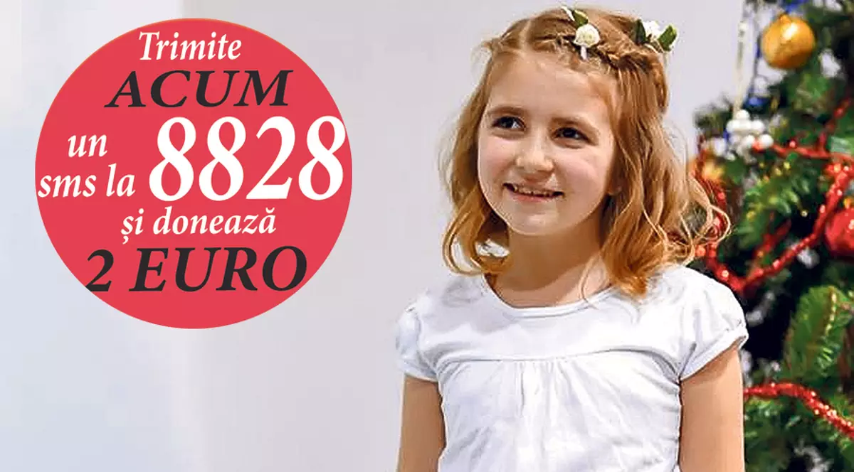 Cosmina trebuie să revină la control, în Germania! Fetiţa operată de tumoră cerebrală are nevoie de 1.500 €