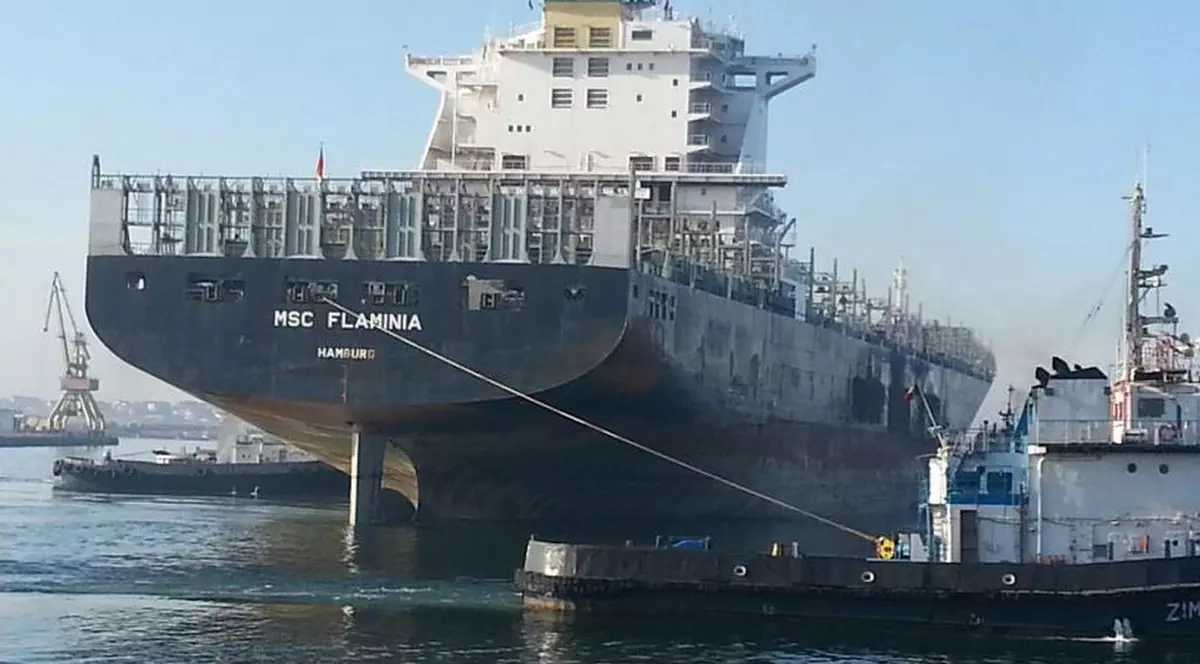 Nava Flaminia a revenit în portul Mangalia | FOTO