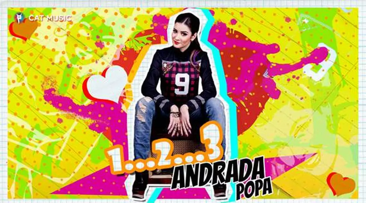 "1, 2, 3"! Andrada Popa lansează cel de-al doilea single din carieră
