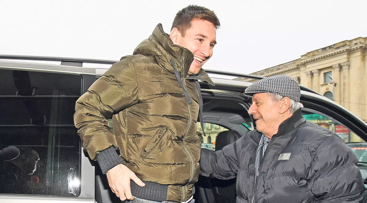 Messi a venit la București cu gura până la urechi! FOTO