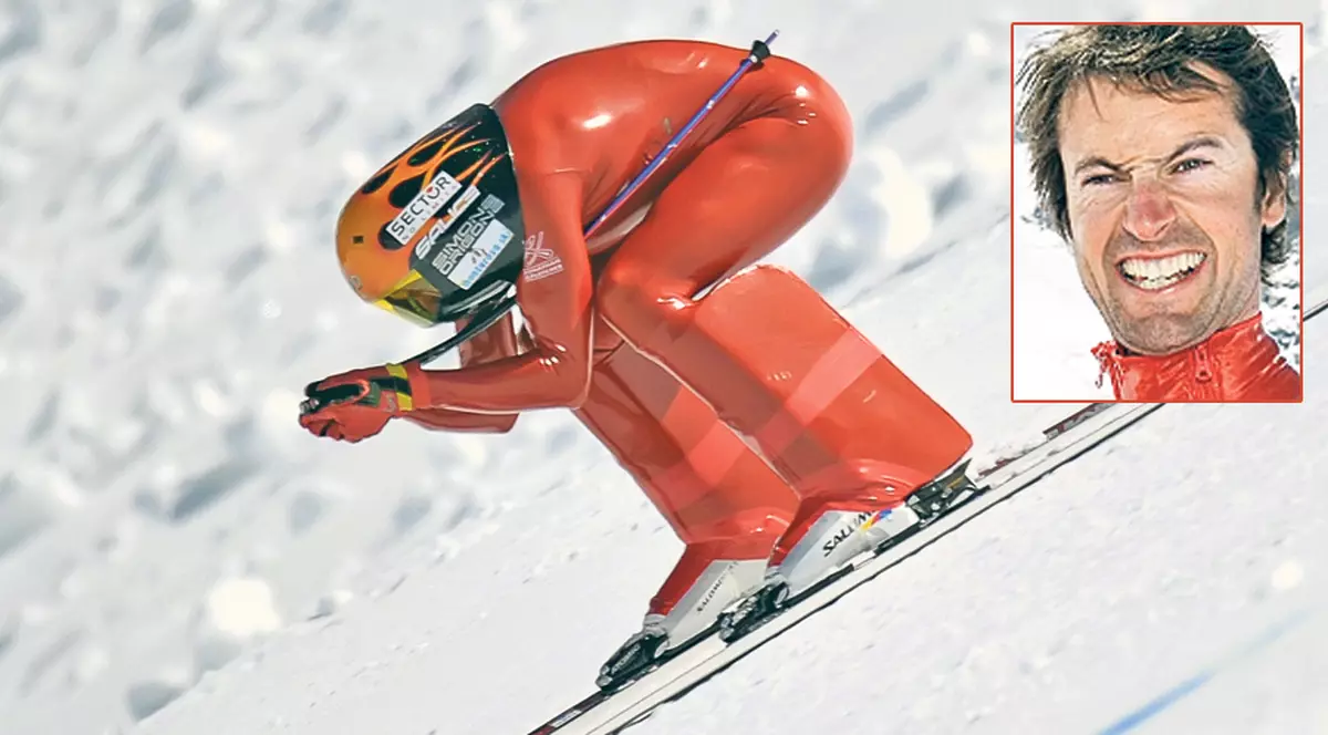 Simone Origone a doborât recordul mondial la schi viteză! A zburat pe pârtie cu 252,4 km/h