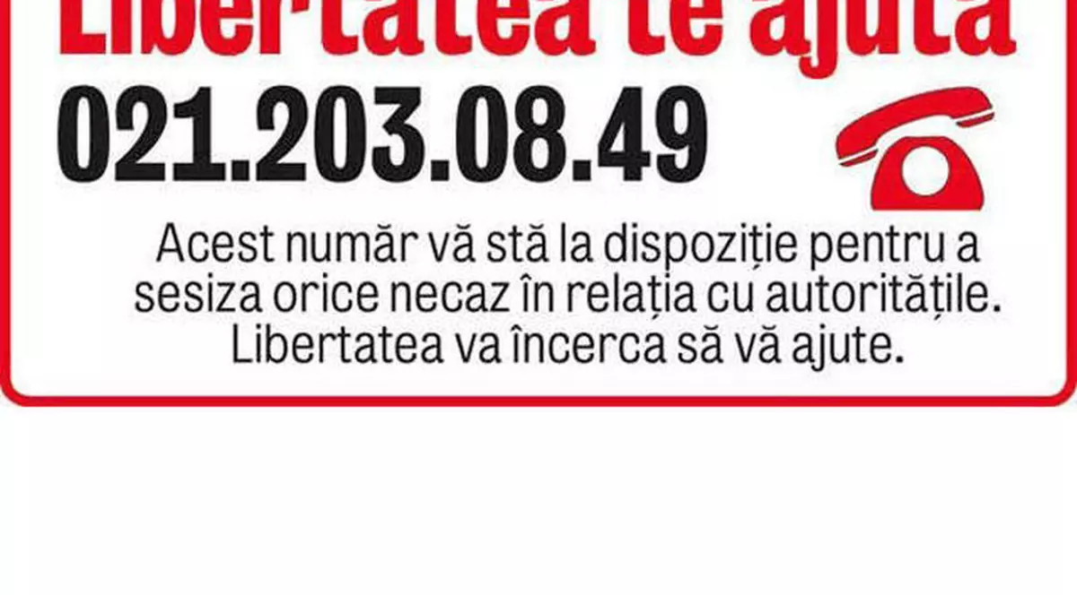 Libertatea te ajută | Scutire la plata apei şi a canalizării