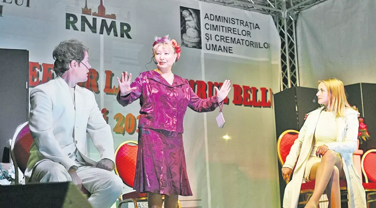 Rodica Popescu Bitănescu a strâns 7.000 de spectatori în cimitir