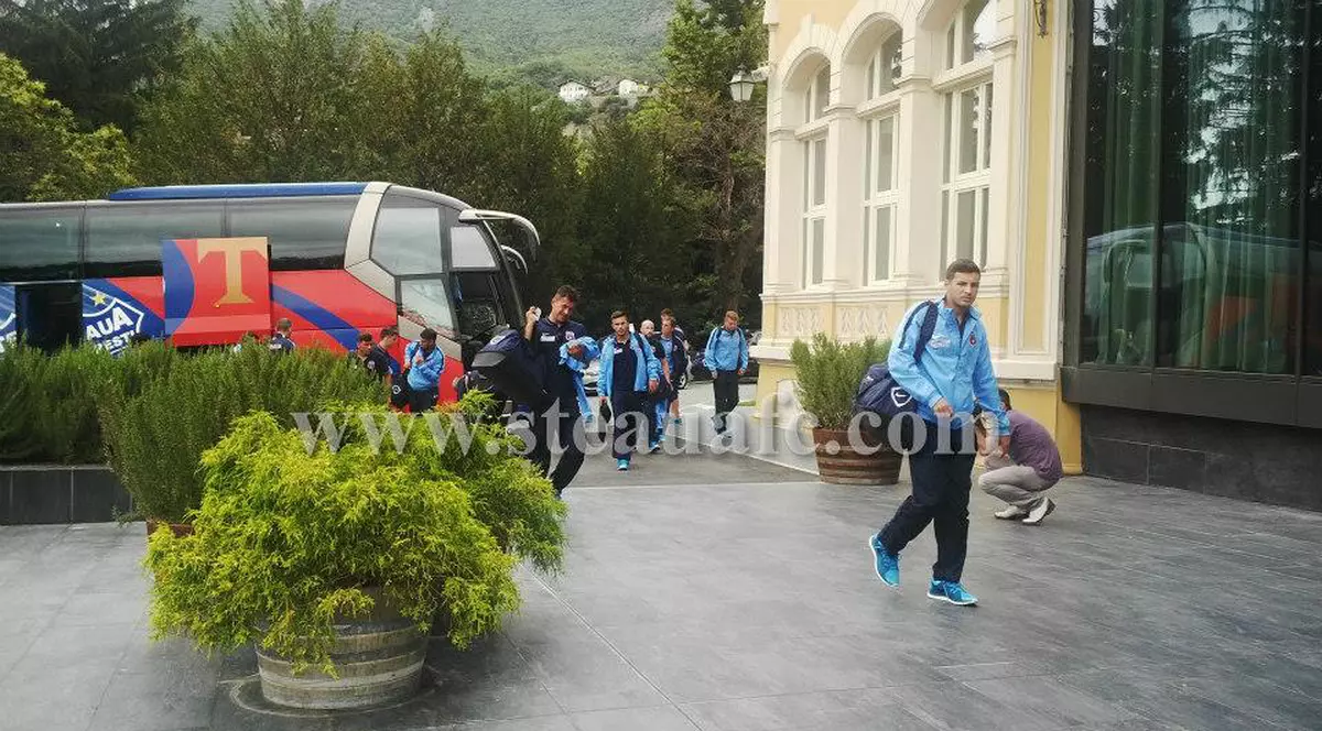 GALERIE FOTO / Steliştii au ajuns în Italia să se pregătească de Ligă 