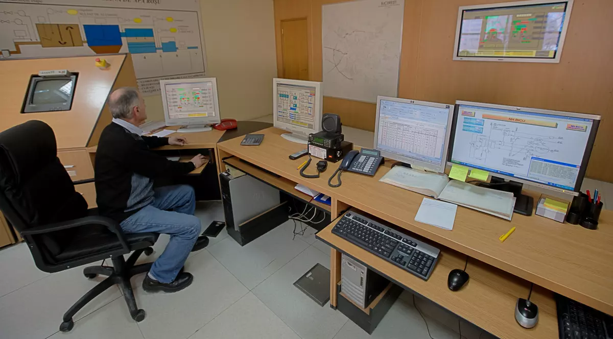 În acest dispecerat apa potabilă este monitorizată non- stop