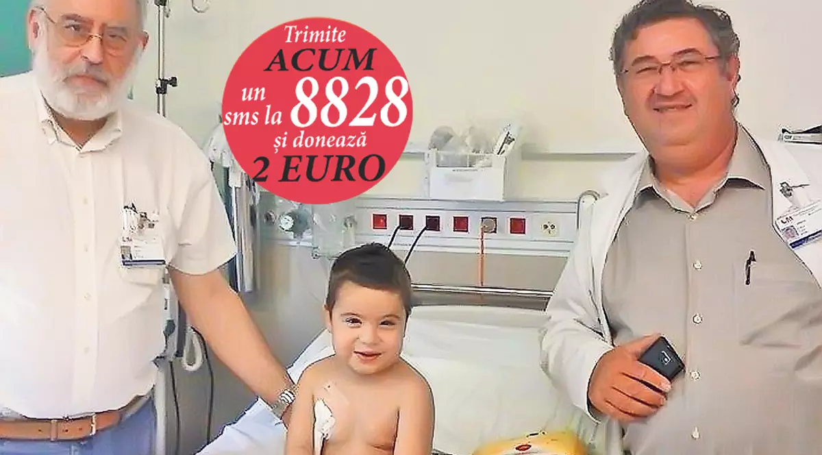 Edi Nanu a fost operat a doua oară! Micuţului supus unui transplant renal, la Madrid, i s-a reconstruit uretra