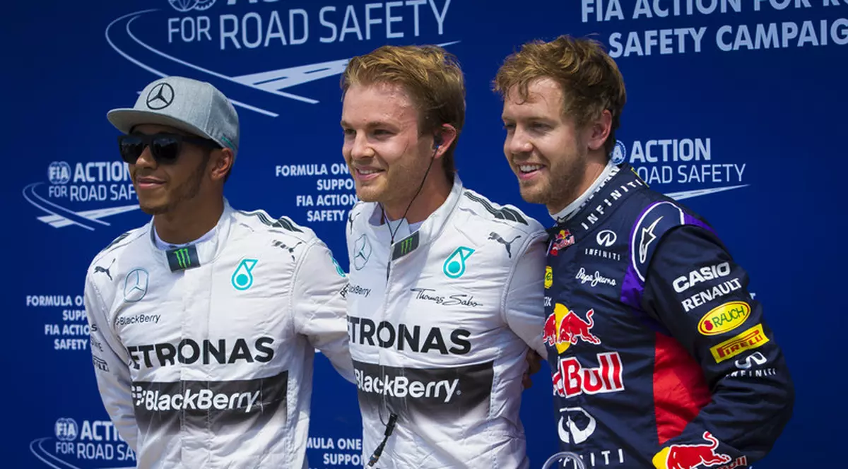 Rosberg i-a luat fața lui Hamilton în calificările din Canada