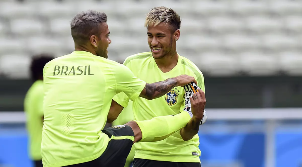 Neymar a făcut circ la antrenamentul Braziliei