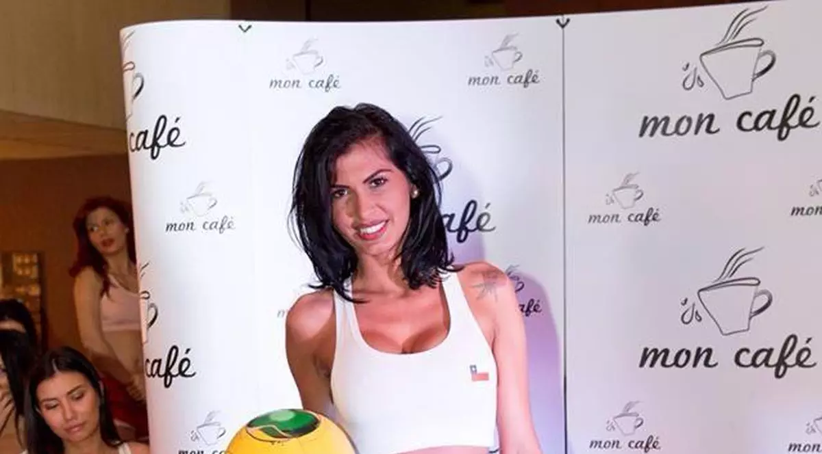 MĂDĂLINA PAMFILE, la meciul Brazilia-Croaţia! | FOTO