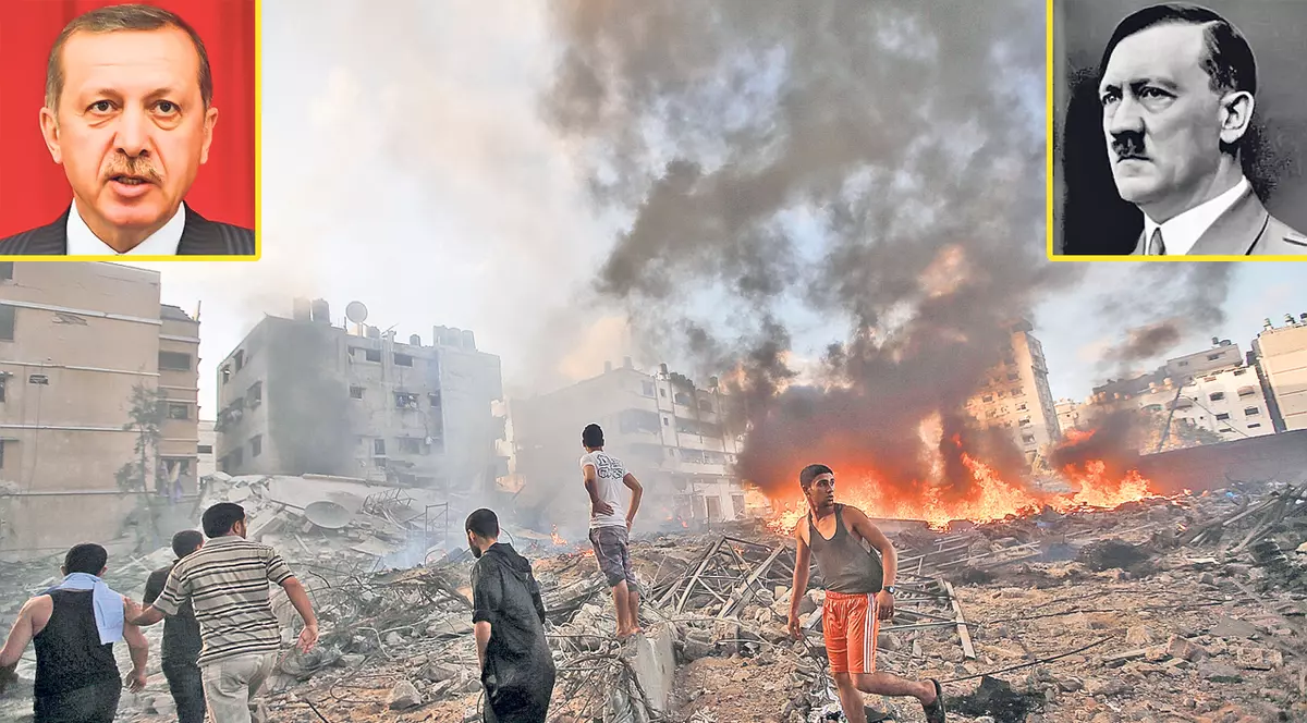 Premierul turc Recep Tayyip Erdogan: «Israelul l-a depăşit pe Hitler»